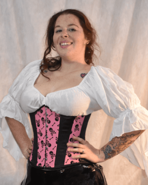 (product) Women's Cotton Renaissance Style Top