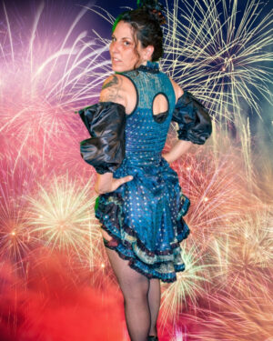 Tail Vest Brocade Underbust - tvsb5Jessa's handmade dancer's heart skirts - turquoise and red - 25yd-tuq.redJessa's Off the Shoulder Peasant Top Black - BTSt-sat-blk-reg