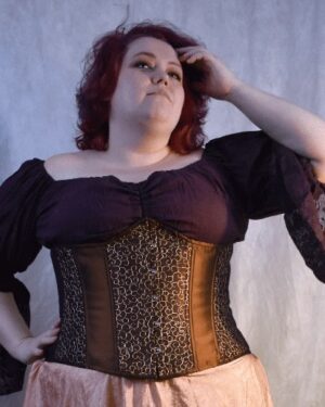 Copper Swirl Corset