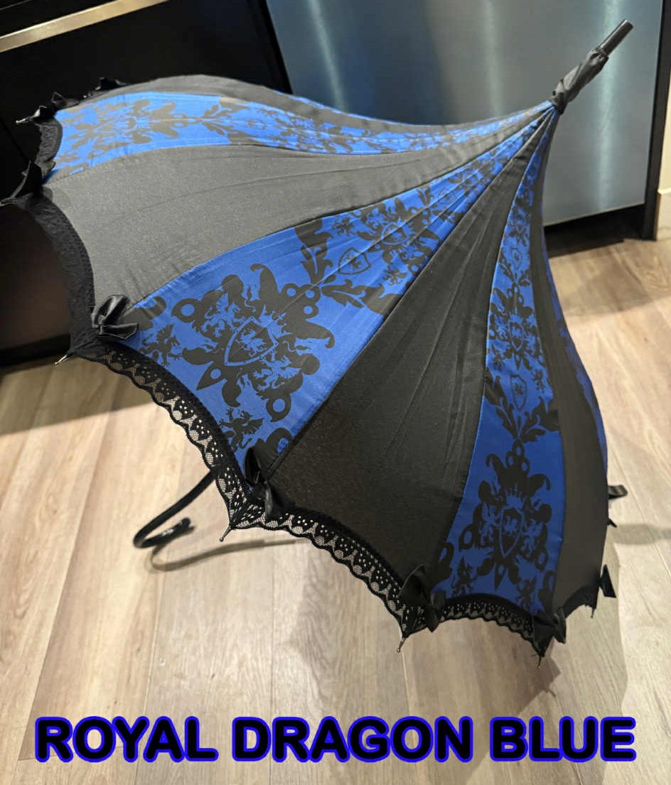 Blue Royal Dragon Parasol/Umbrella