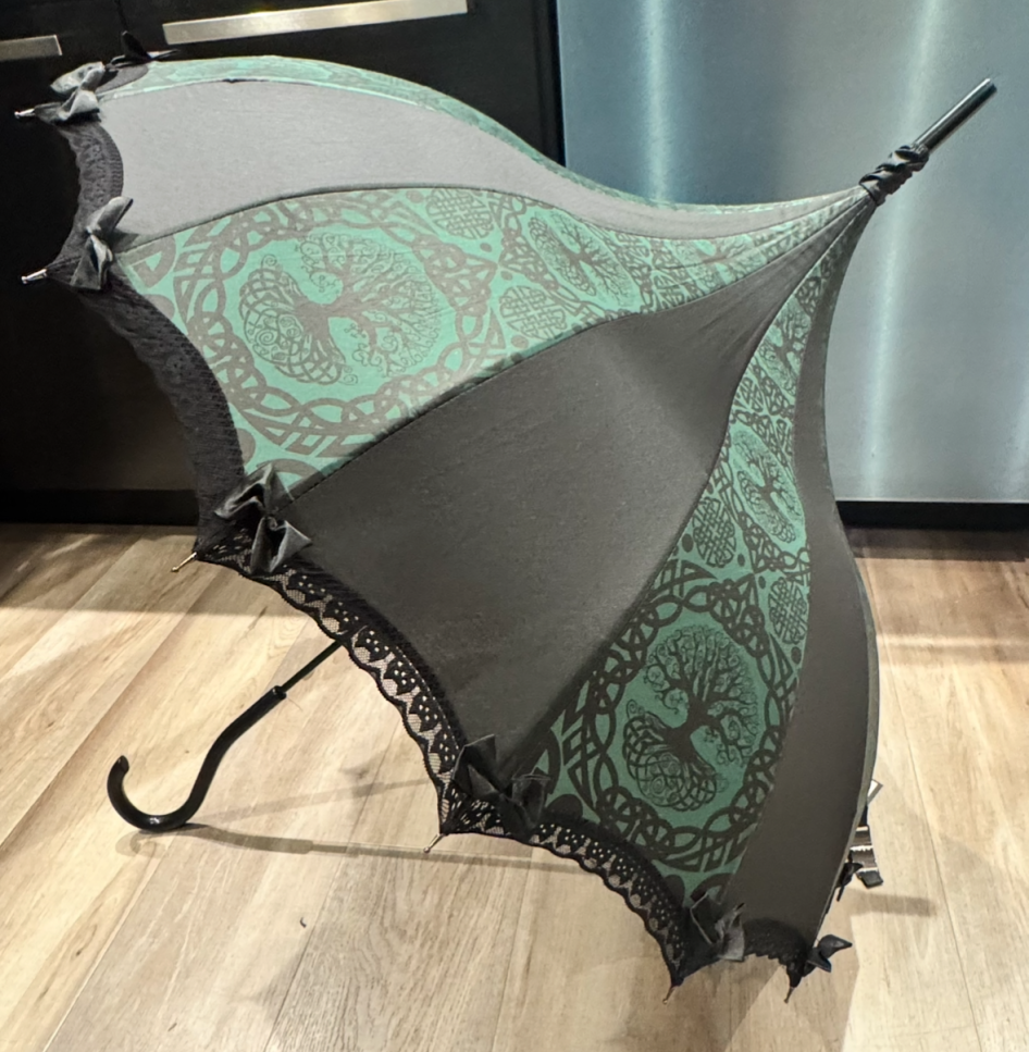 Tree of Life With Knotwork Parasol / umbrella